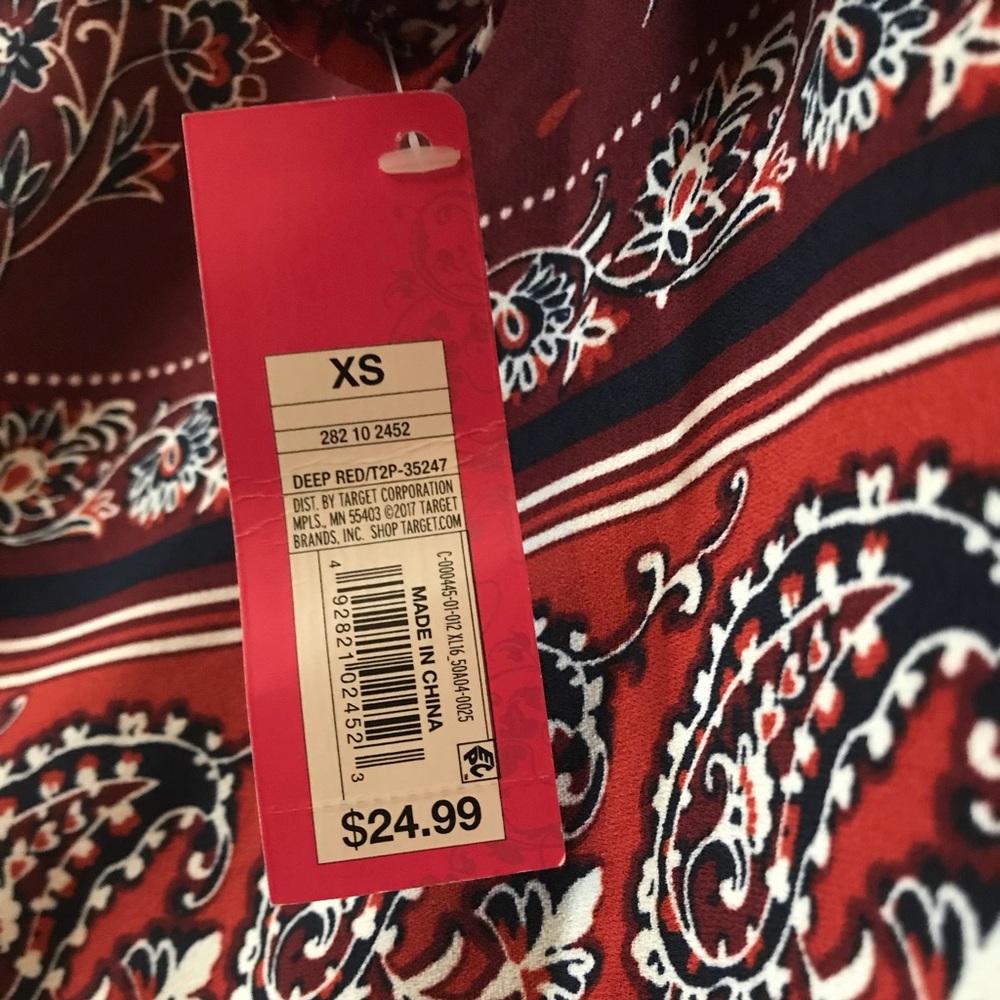 NWT✨ Xhilaration Boho Style Paisley Print Dress - Picture 6 of 7